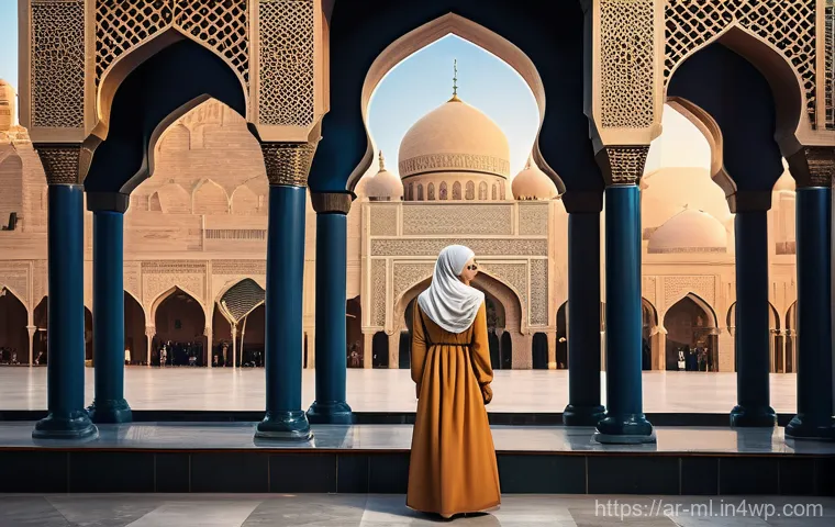 언어적 편향의 구조적 요인 - **Prompt 1: Words as Architects of Reality**
A thoughtful young Arab woman, wearing a modest, el...