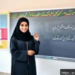 Home 19 언어적 편향을 극복하기 위한 국제 사례 - A diverse classroom scene in a modern educational institution in an Arab country, featuring children...